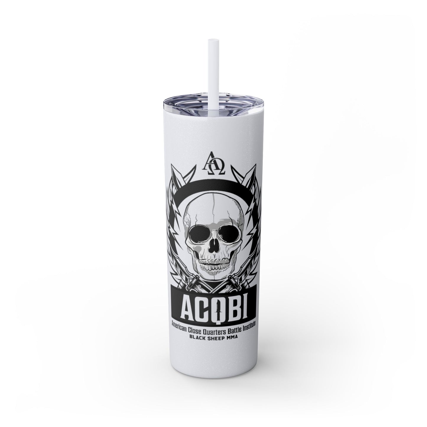 Skinny Tumbler with Straw, 20oz ACQBI