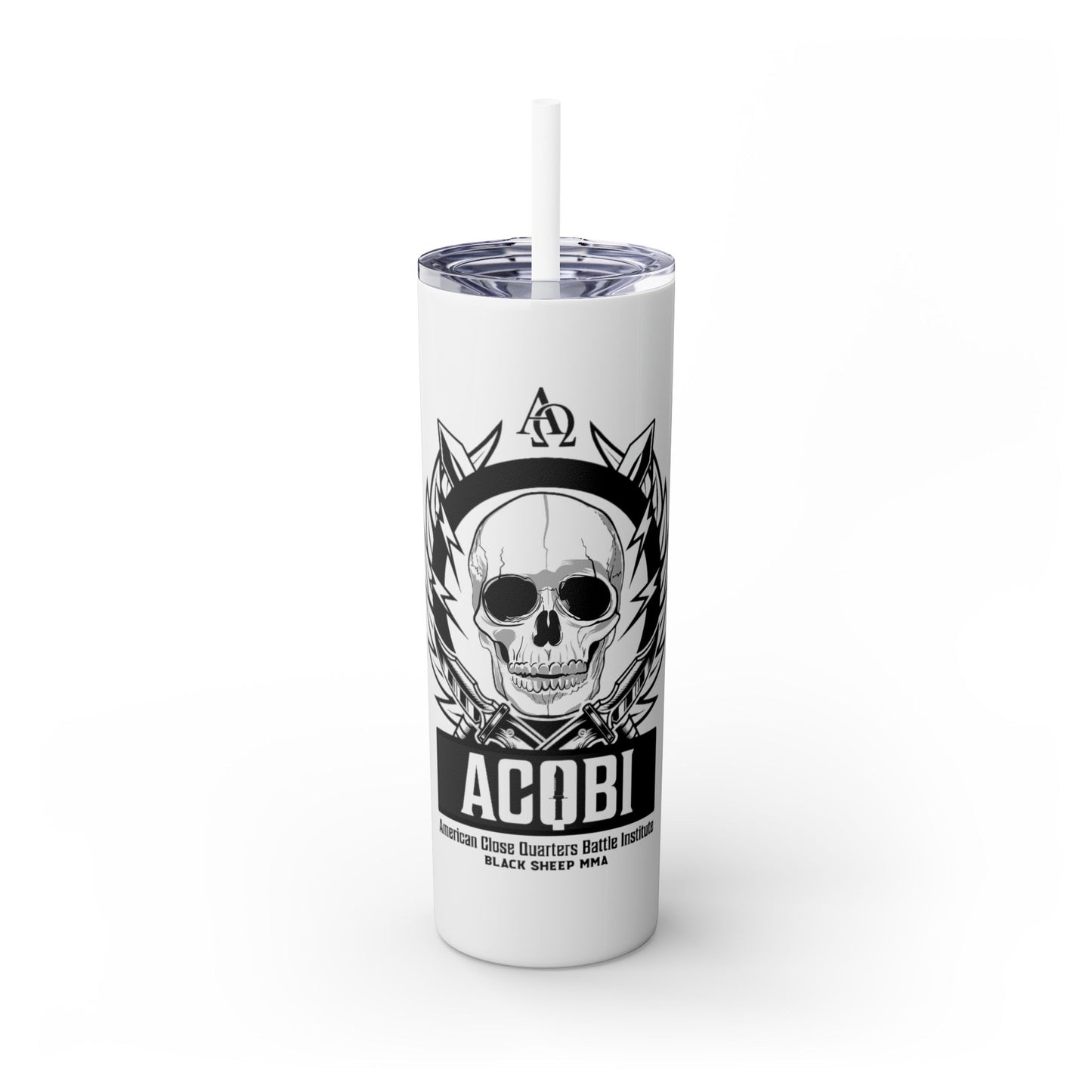 Skinny Tumbler with Straw, 20oz ACQBI