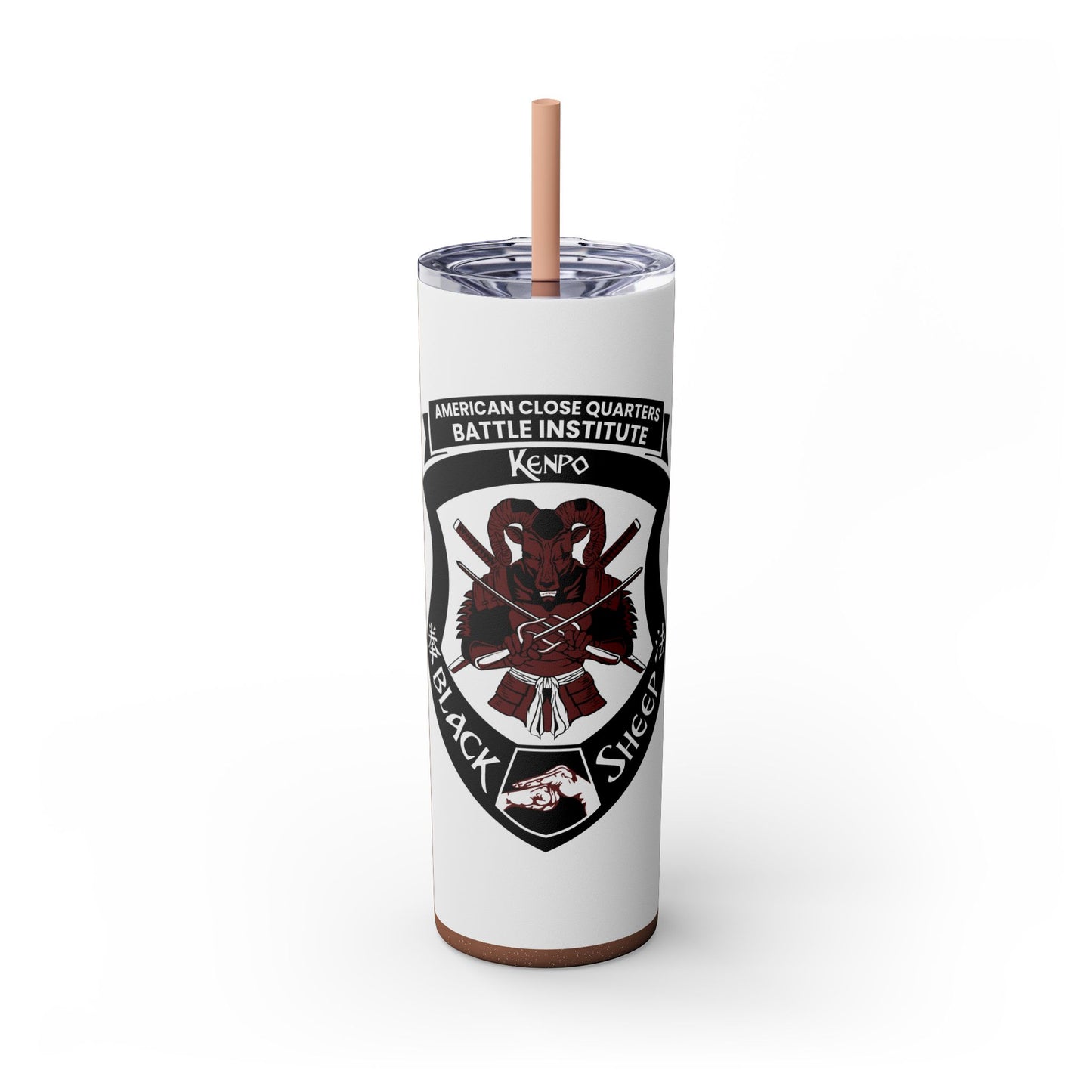 Skinny Tumbler with Straw, 20oz