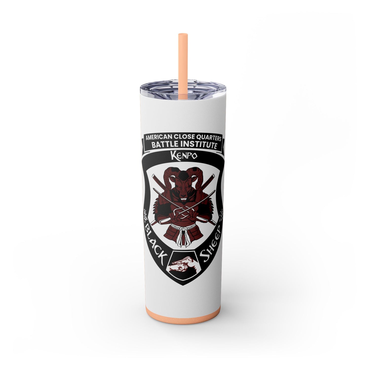 Skinny Tumbler with Straw, 20oz