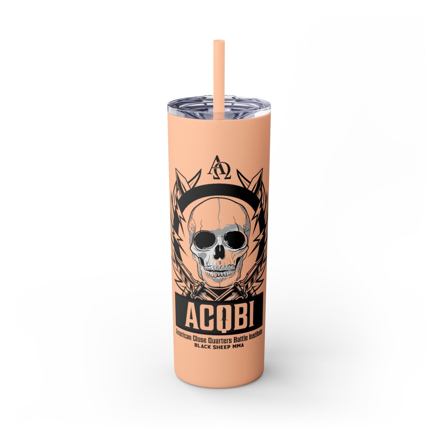 Skinny Tumbler with Straw, 20oz ACQBI
