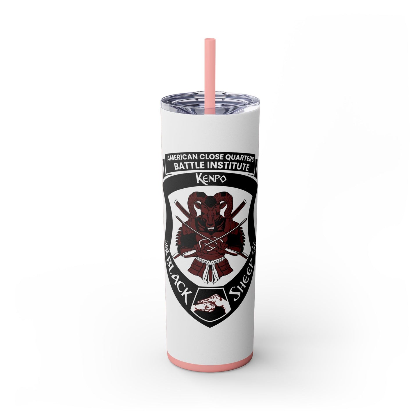Skinny Tumbler with Straw, 20oz