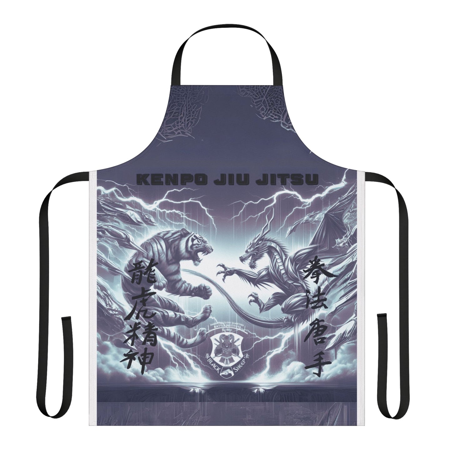 Apron Tiger Fighting Dragon, 5-Color Straps