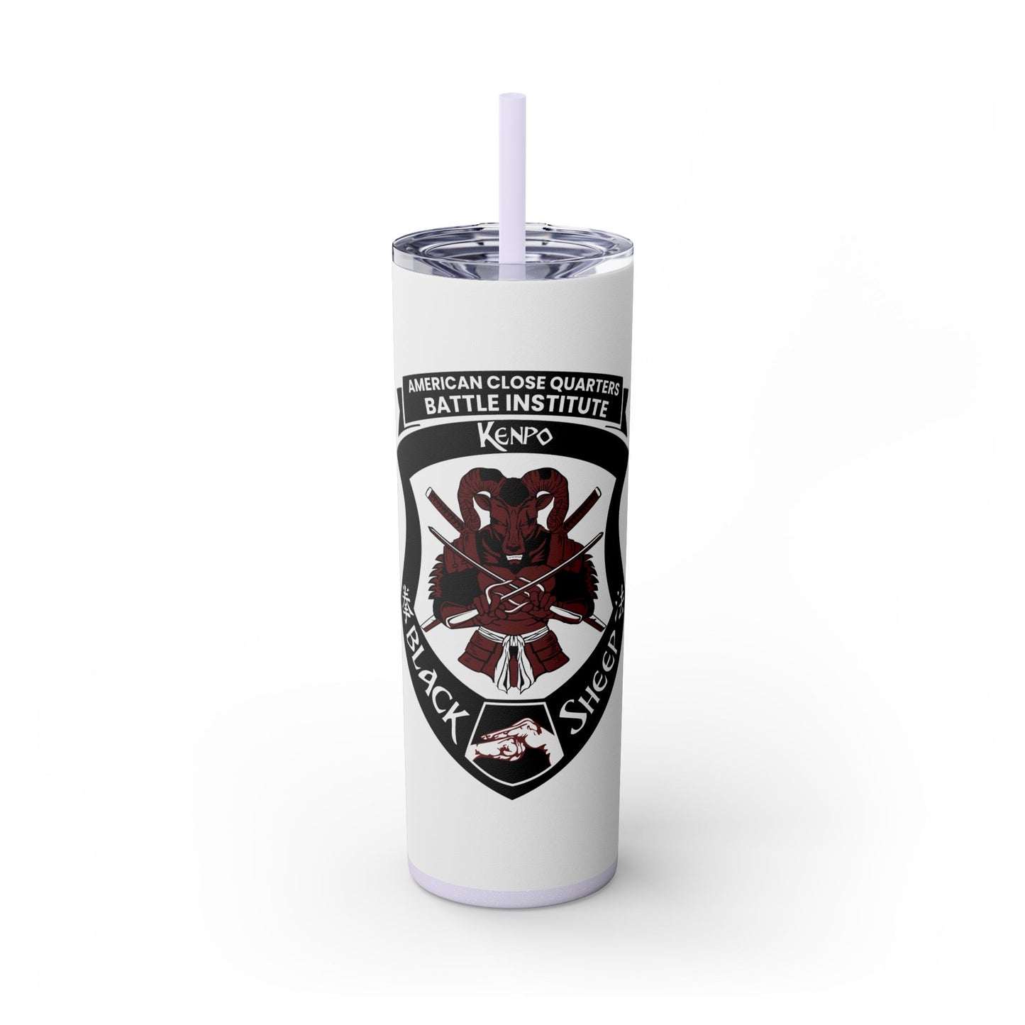 Skinny Tumbler with Straw, 20oz