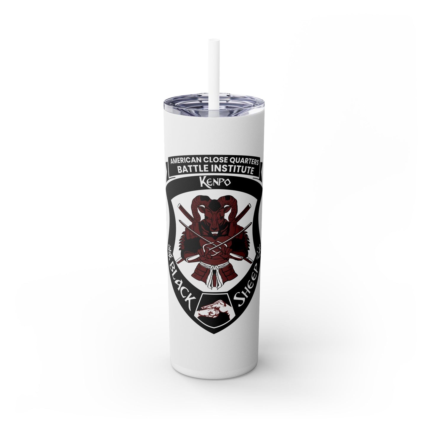 Skinny Tumbler with Straw, 20oz