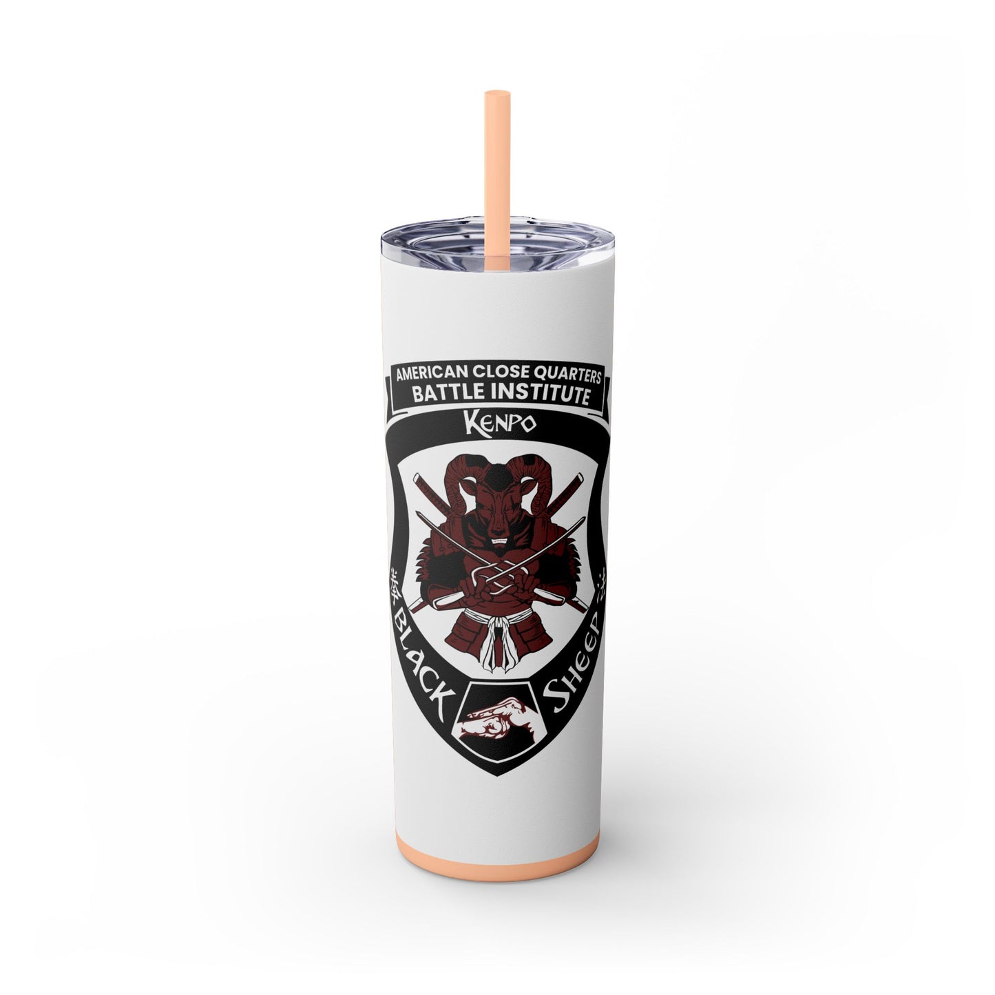 Skinny Tumbler with Straw, 20oz