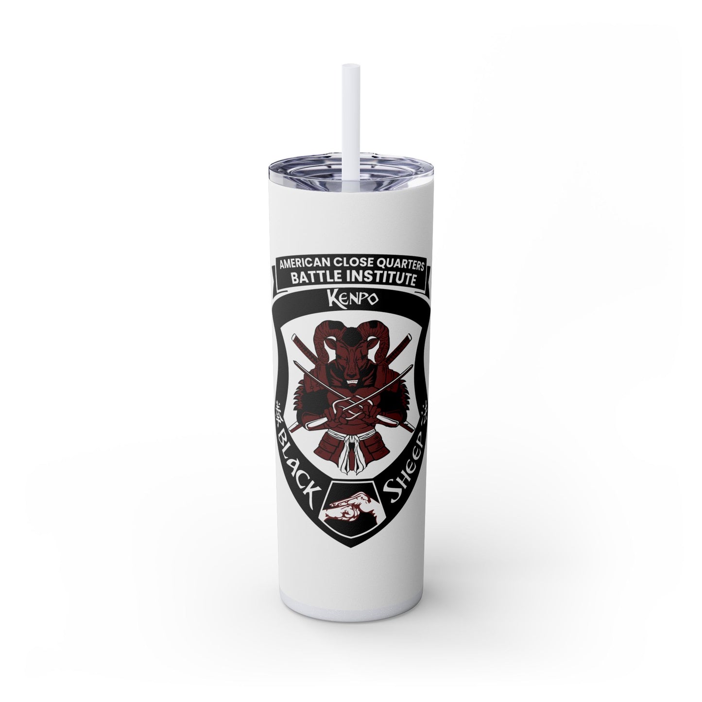 Skinny Tumbler with Straw, 20oz