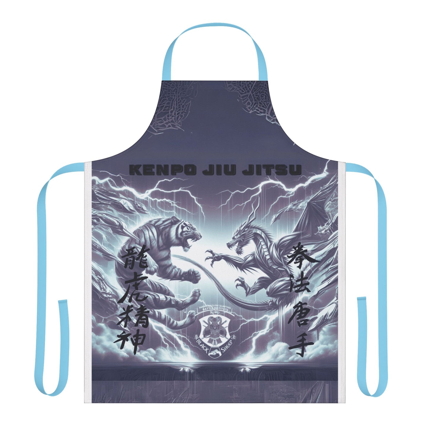 Apron Tiger Fighting Dragon, 5-Color Straps